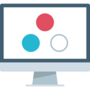interface,computer,multimedia option,graphic tool,circles,shapes and symbols,color,color circles ok 